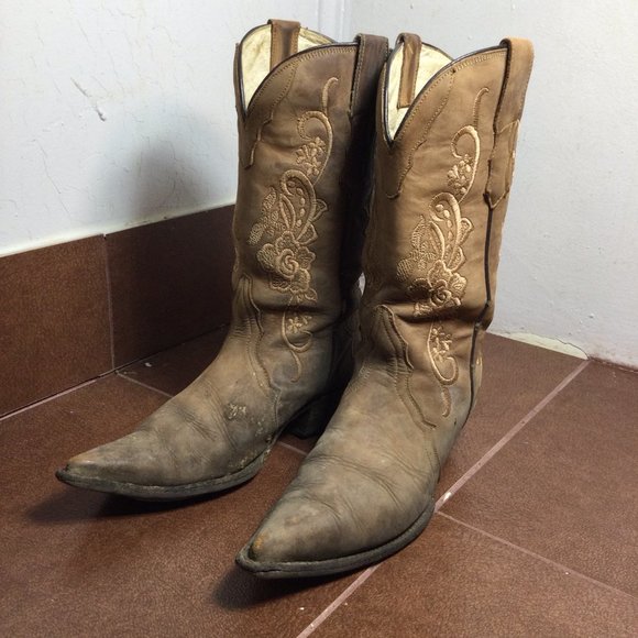 Rudel 90s women  leather cowboy boots - Picture 5 of 10